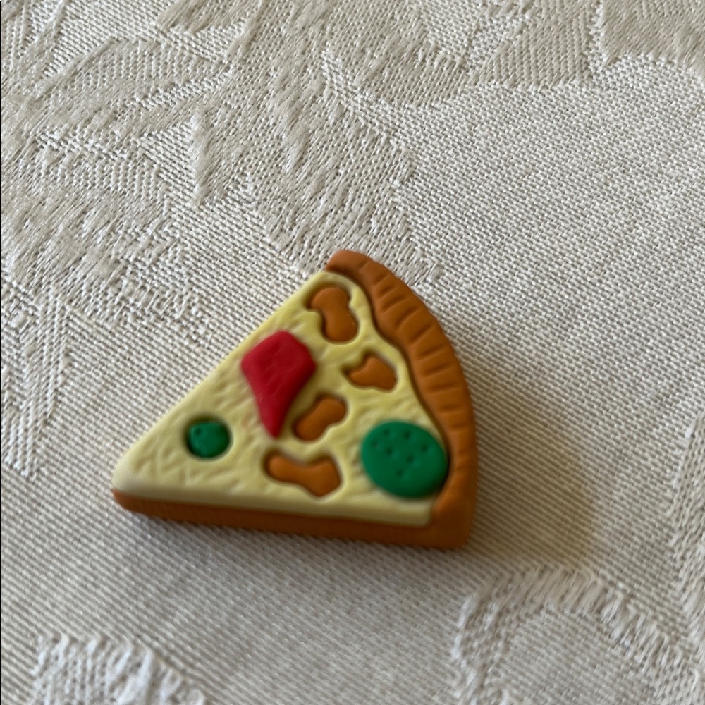 10 Piece Food Erasers 7 Pizza slices, Pizza and Snack Set - Picture 6 of 8